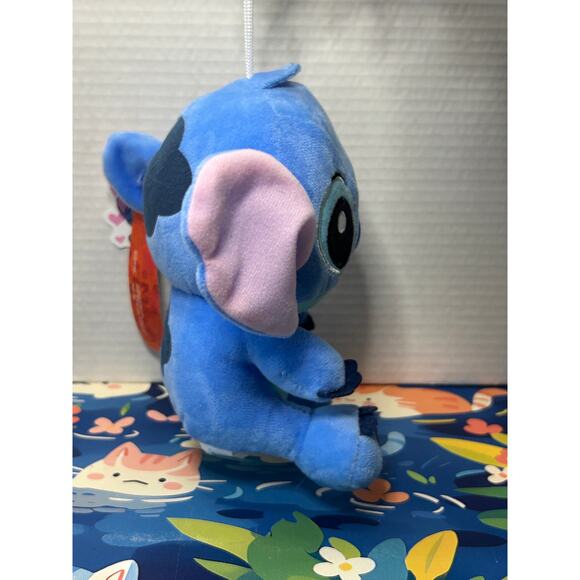 Disney Lilo & Stitch Blue Alien Plush Stuffed Animal Toy w/ Suction Cup - Picture 10 of 13